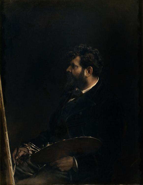 Self-Portrait,Marques Francisco Domingo,50x40cm