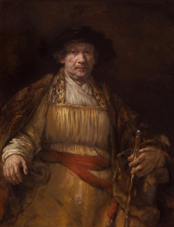 Self-Portrait,Rembrandt van rijn,50x40cm