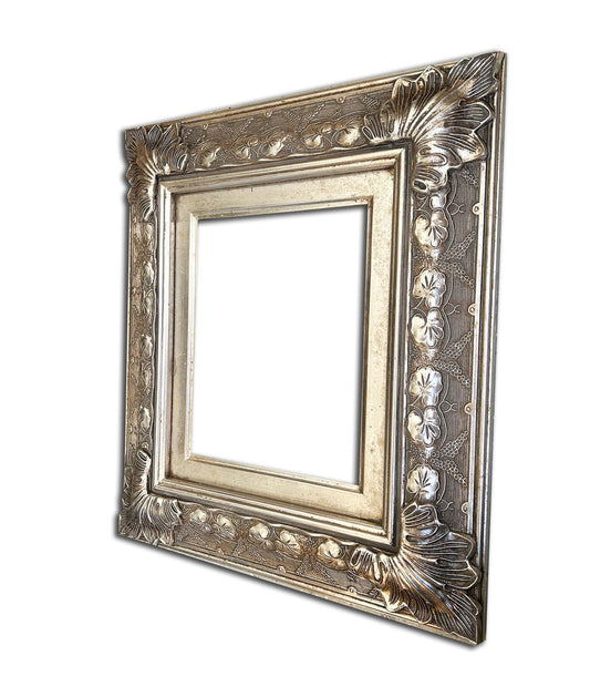 Silver frame, inner size 20x25 cm