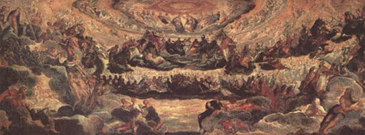 Sketch for Paradise in the Sala del, Jacopo Robusti Tintoretto