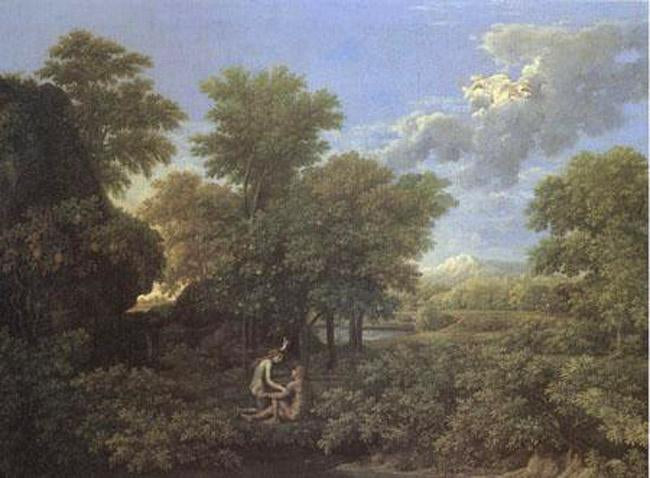 Spring or the Earthly Paradise,Nicolas Poussin,50x40cm