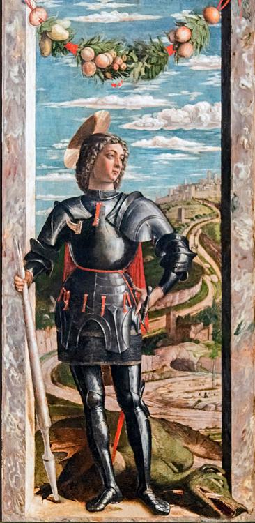 St George,Andrea Mantegna,66x32cm
