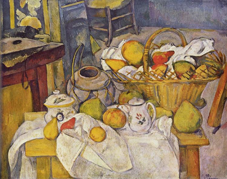 Still Life with Ginger Pot,Paul Cezanne,50x40cm