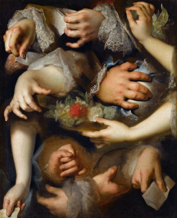 Study of Hands,Nicolas de Largilliere,50x40cm