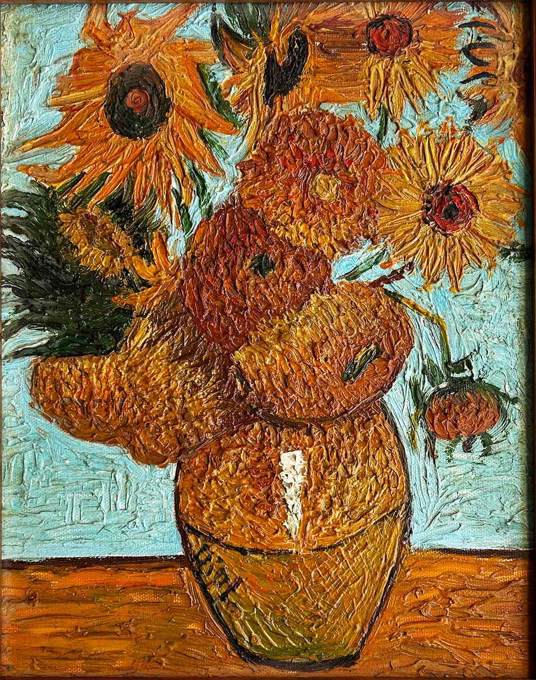 Sun flowers by Vincent van Gogh 29x34 cm eller 12x14 ins