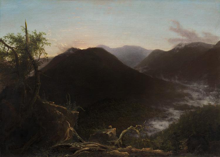 Sunrise in the Catskill Mountains,Thomas Cole,60x40cm