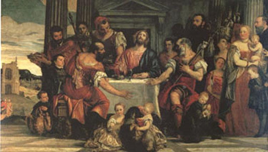 Supper at Emmaus, Paolo Veronese,80x40cm