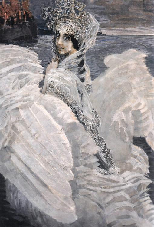 Swan princess,Mikhail Vrubel,60x40cm