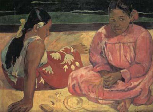 Tahitian Women on the beach,Paul Gauguin,50x40cm