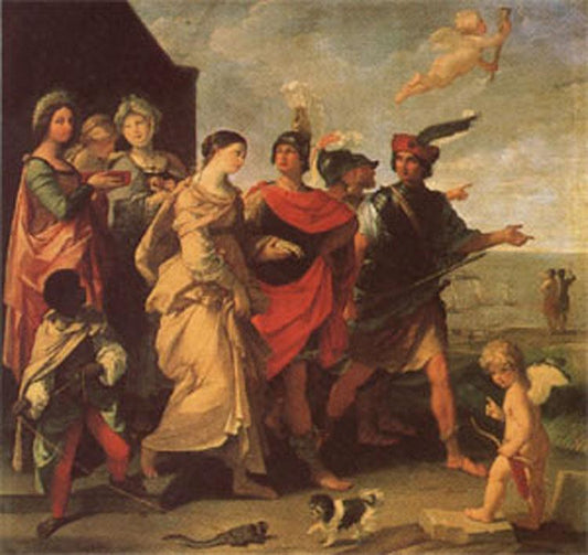 The Abduction of Helen,Guido Reni,50x50cm