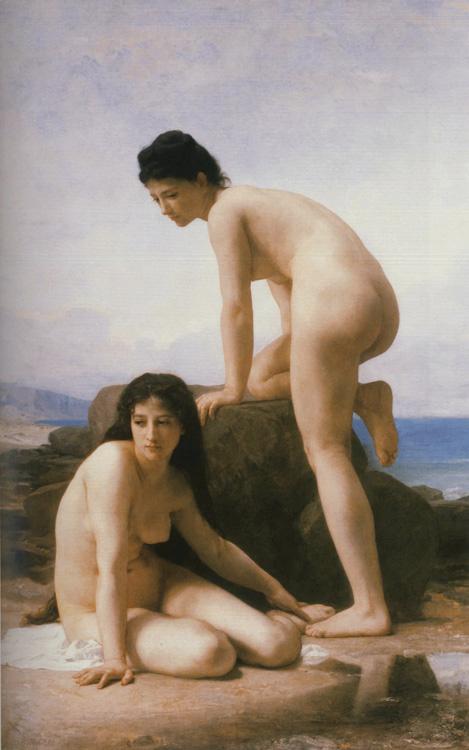 The Bathers,Adolphe William Bouguereau,60x40cm