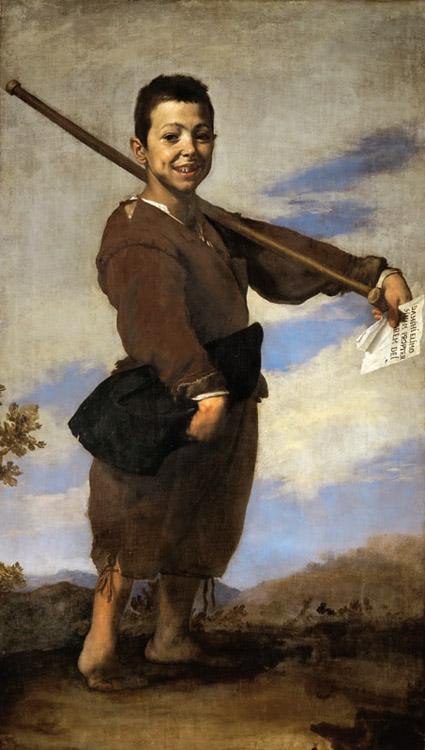 The Boy with the Clbfoot,Jusepe de Ribera,60x34cm