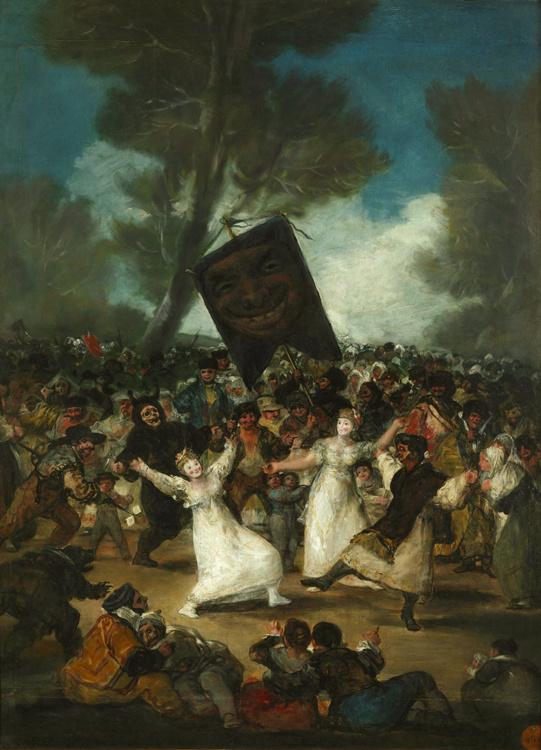 The Burial of the Sardine,Francisco Jose de Goya,60x43cm