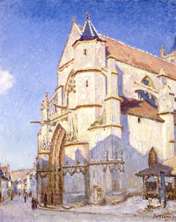 The Church at Moret,Alfred Sisley,50x40cm
