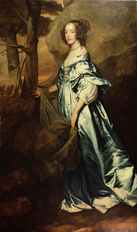 The Countess of clanbrassil,Anthony Van Dyck,60x40cm