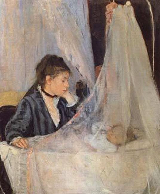 The Cradle,Berthe Morisot,56x46cm