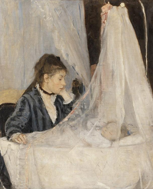 The Crib,Berthe Morisot,50x40cm