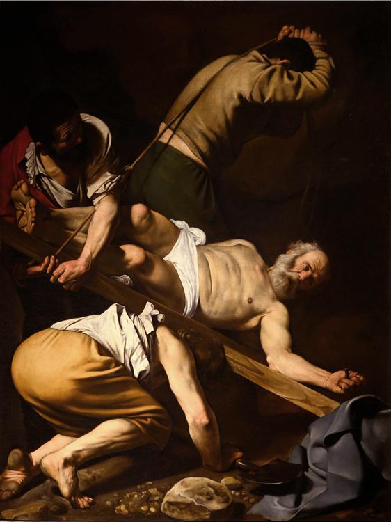 The Crucifixion of St Peter,Caravaggio,50x37cm