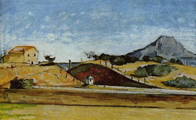 The Cutting,Paul Cezanne,60x40cm