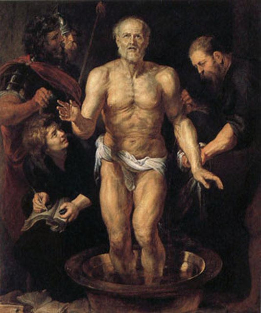 The Death of Seneca,Peter Paul Rubens, 60x50 cm