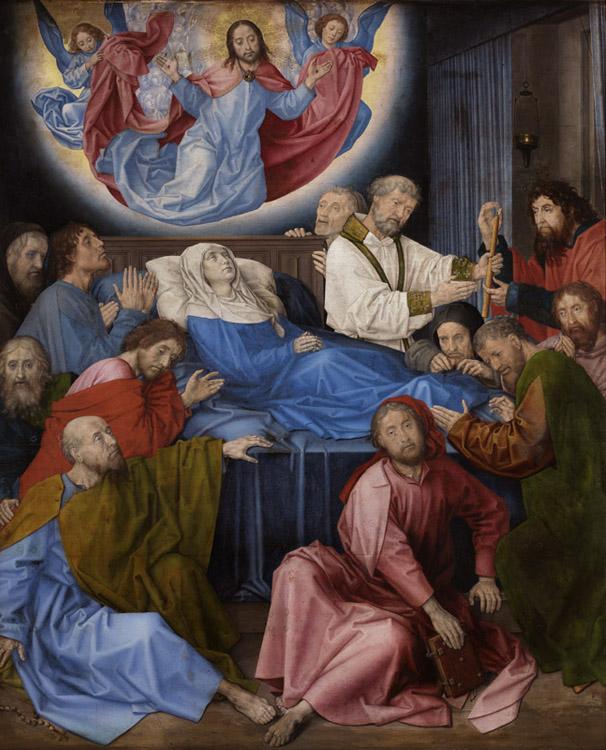 The Death of the Virgin,Hugo van der Goes,50x40cm