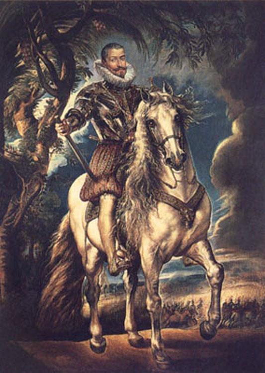 The Duke of Lerma on Horseback, Peter Paul Rubens, 60x40 cm