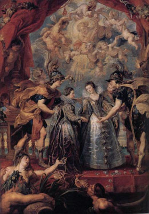 The Excbange of Princesses, Peter Paul Rubens