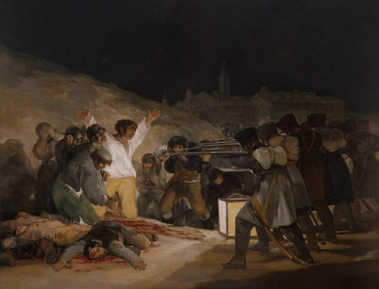 The Executios of May3,1808,Francisco de goya y Lucientes,50x40cm