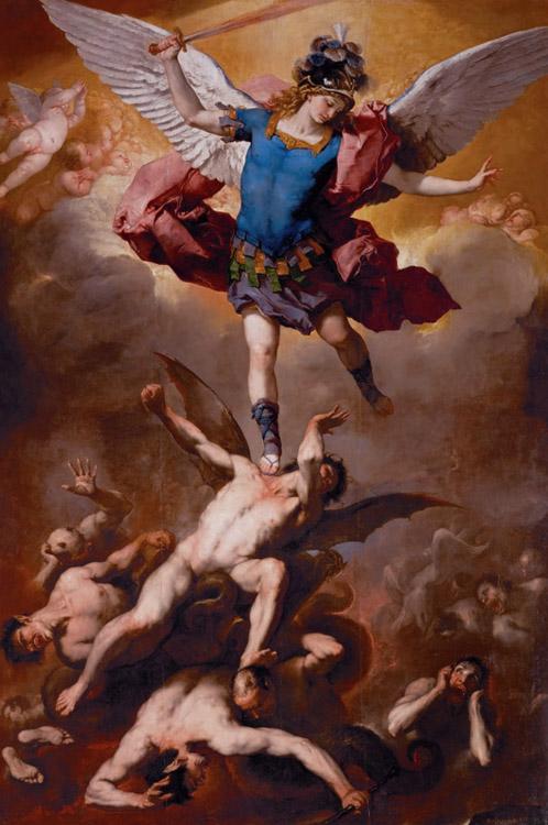 The Fall of the Rebel Angels,Luca Giordano,60x40cm