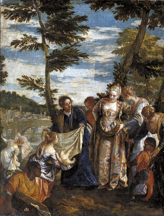 The Finding of Moses,Paolo Veronese,50x40cm