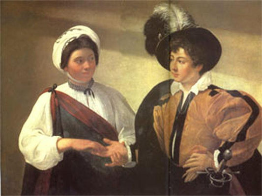 The Fortune Teller,Caravaggio, 50x40cm
