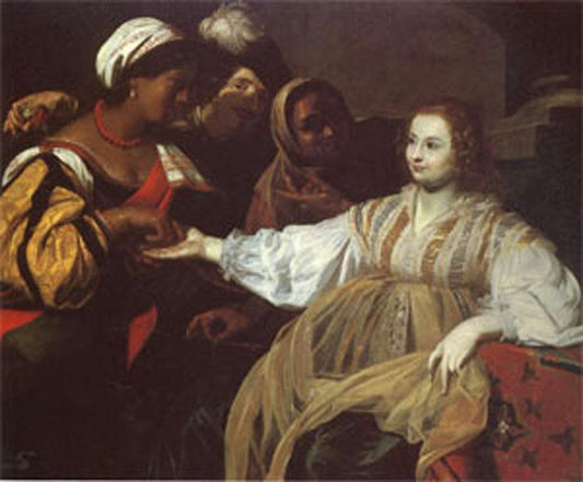 The Fortune Teller,Nicolas Regnier,60x50cm