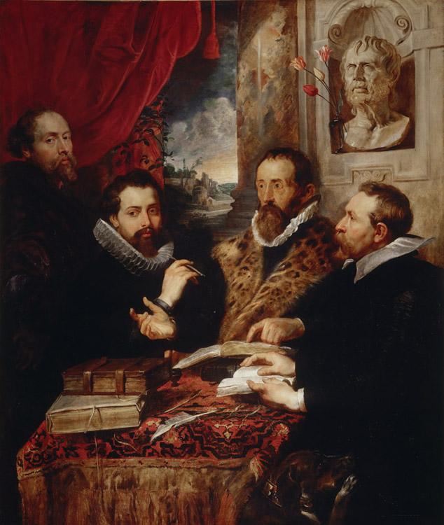 The Four Philosophers,Peter Paul Rubens,60x50cm
