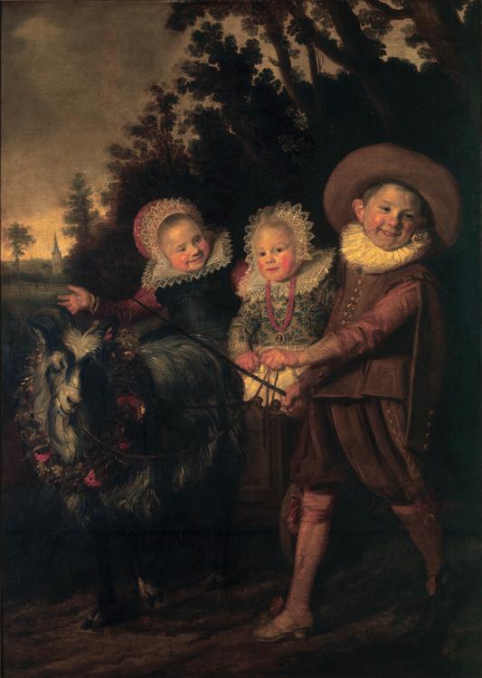 The Group of Children,Frans Hals,60x40cm