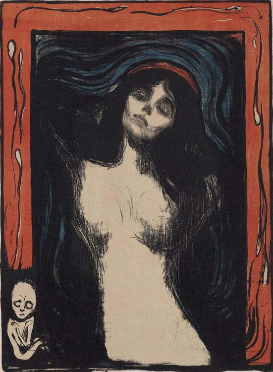The Lady,Edvard Munch,50x37cm