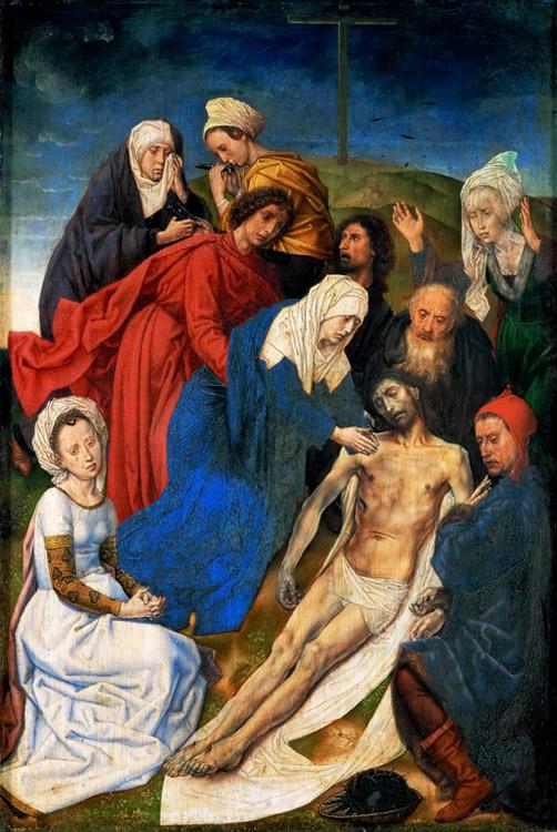 The Lamentation of Christ,Hugo van der Goes,60x40cm