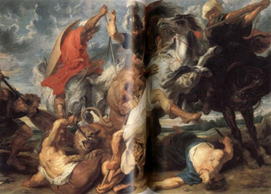 TheLion Hunt, Peter Paul Rubens, 60x40 cm