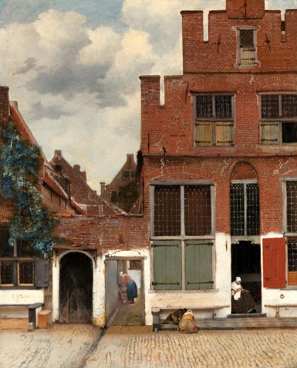 The Little Street st,Johannes Vermeer,54.3x44cm
