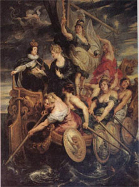 The Majority of Louis XIII,Peter Paul Rubens,50x40cm