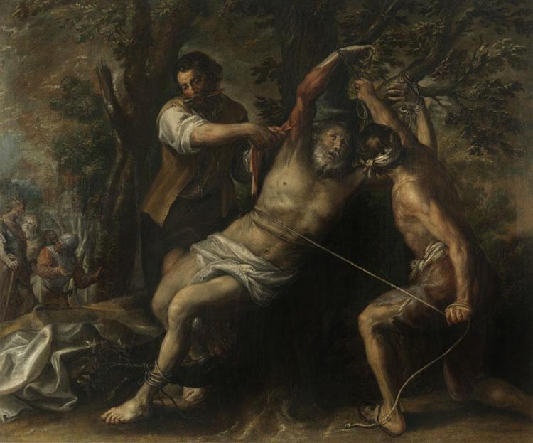The Martyrdom of St.Bartholomew,Francisco Camilo,60x50cm