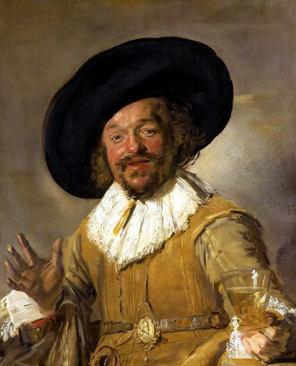 The Merry Drinker,Frans Hals,50x40cm