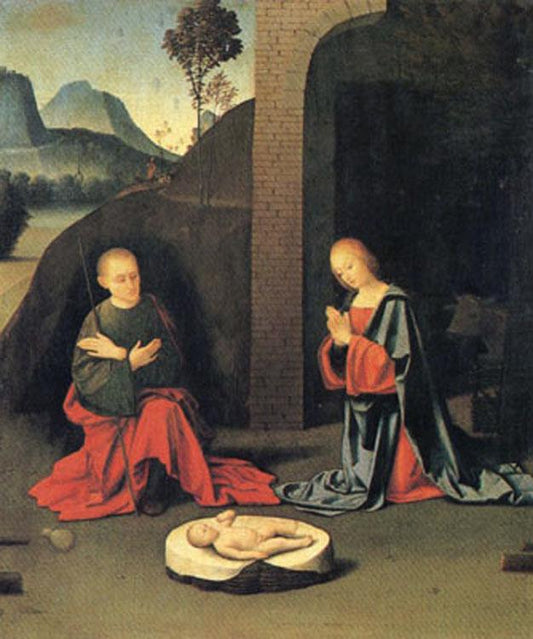 The Nativity, Giovanni Battista Ortolano, 60x50 cm