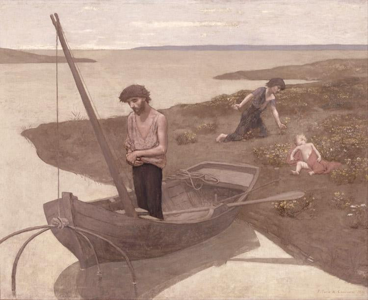 The Poor Fisherman,Pierre Puvis de Chavannes,50x40cm