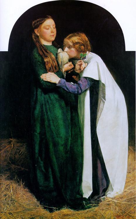 The Return of the Dove to the Ark,John Everett Millais,60x40cm