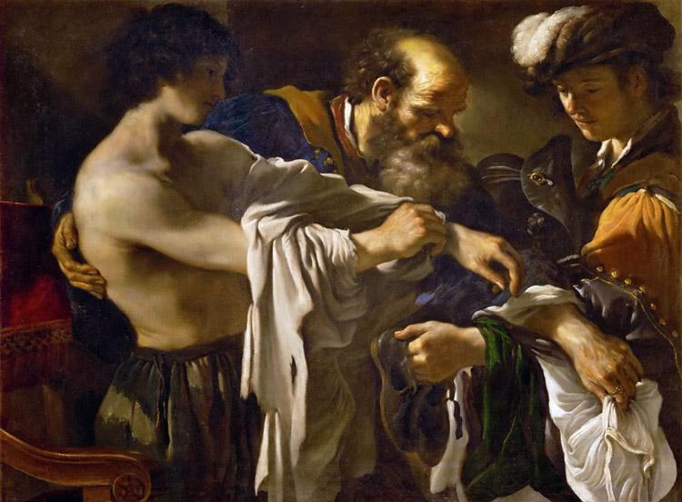 The Return of the Prodigal Son,GUERCINO,50x37cm