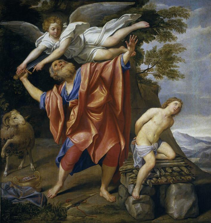 The Sacrifice of Abraham,Domenichino,50x50cm