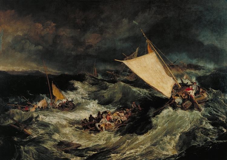 The Shipwreck,Joseph Mallord William Turner,60x40cm
