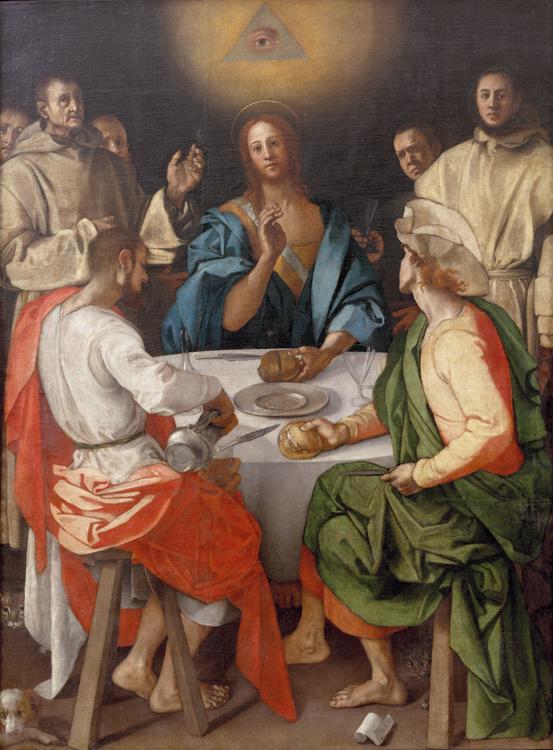 The Supper at Emmaus,Pontormo,50x40cm