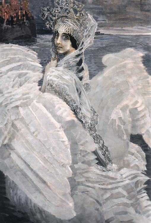 The Swan Princess,Mikhail Vrubel,60x40cm