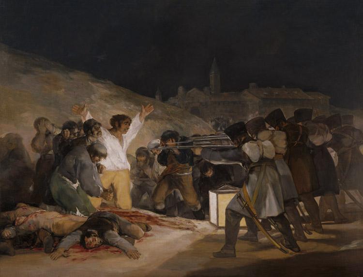 The Third of May 1808,Francisco Goya,50x40cm